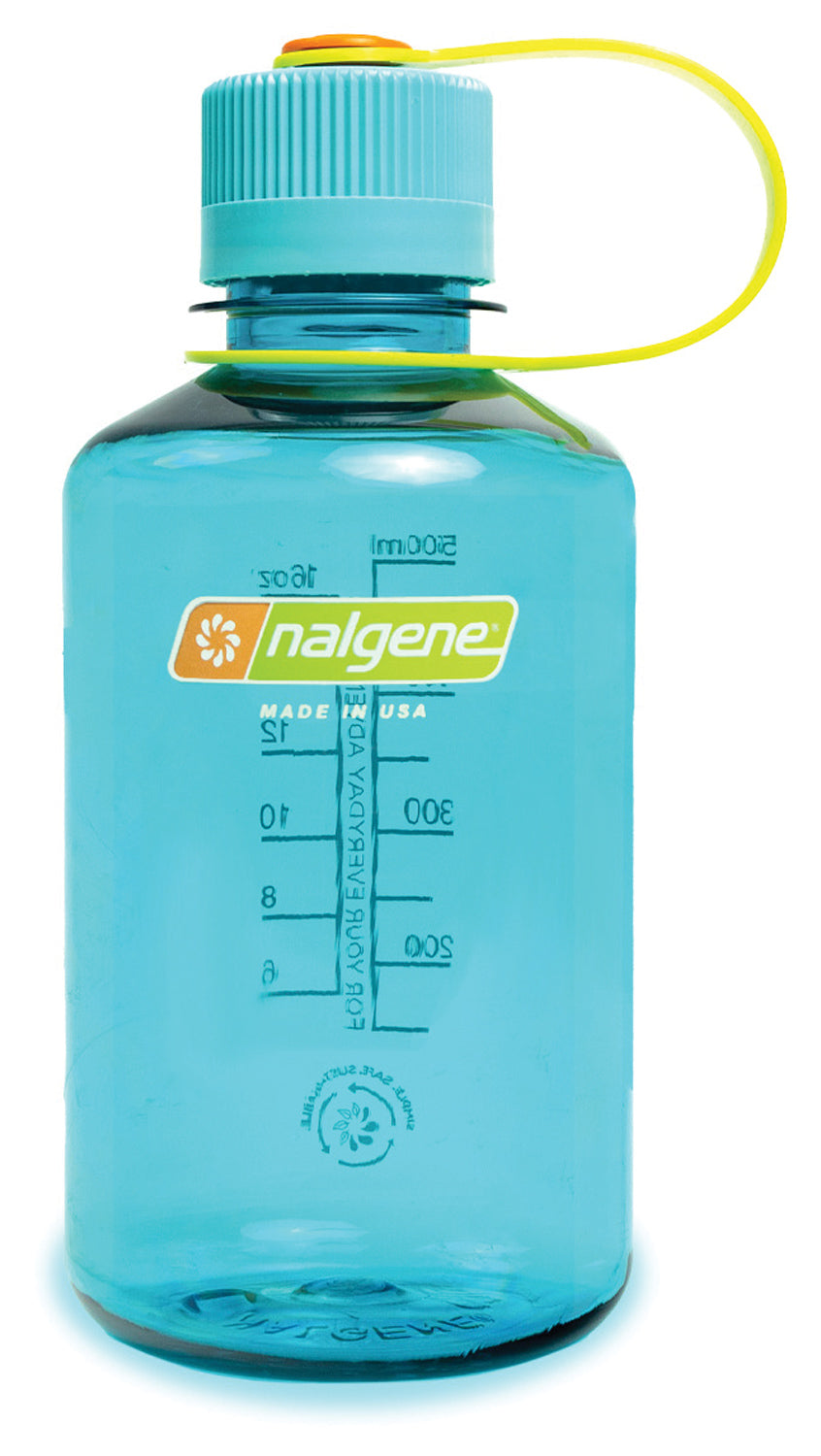 Nalgene Sustain 16 oz Narrow Mouth Bottle - Cerulean