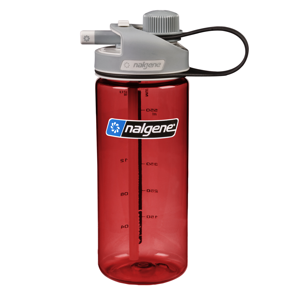 Nalgene Sustain 20 oz MultiDrink Bottle - Red