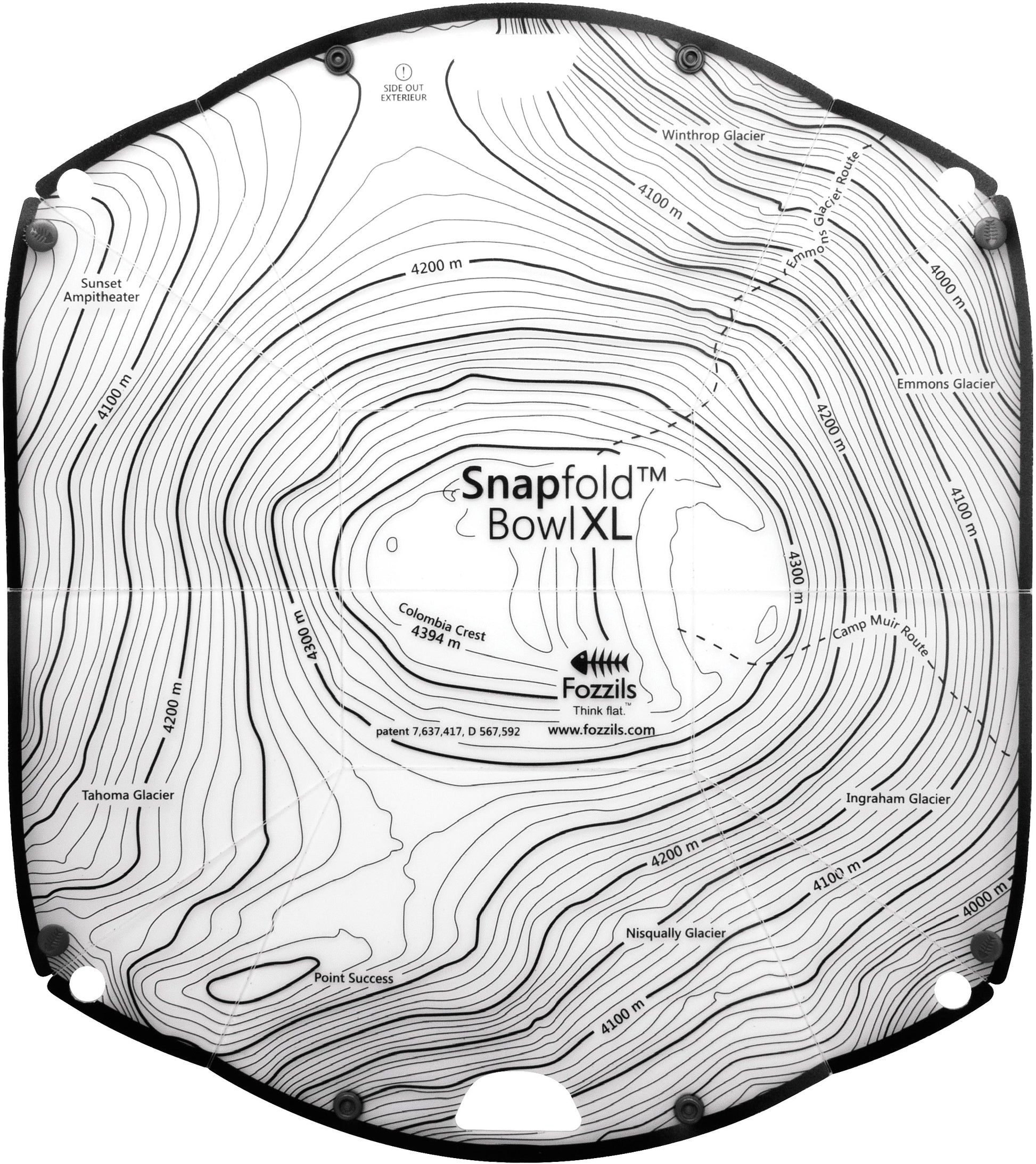 Fozzils Snapfold Bowl X L White