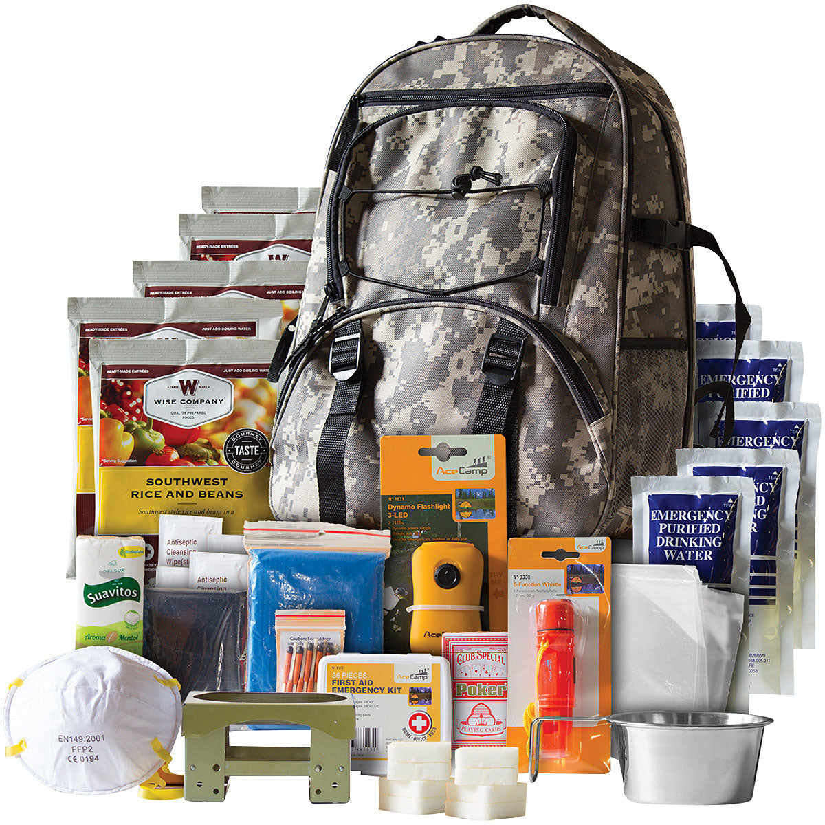 5 Day Survival Backpack   Camo