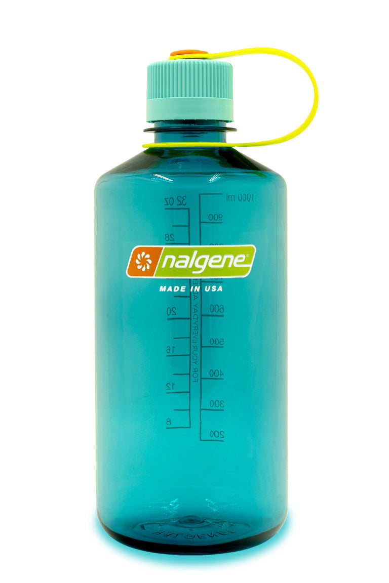 Nalgene Sustain 32 oz Narrow Mouth Bottle - Cerulean