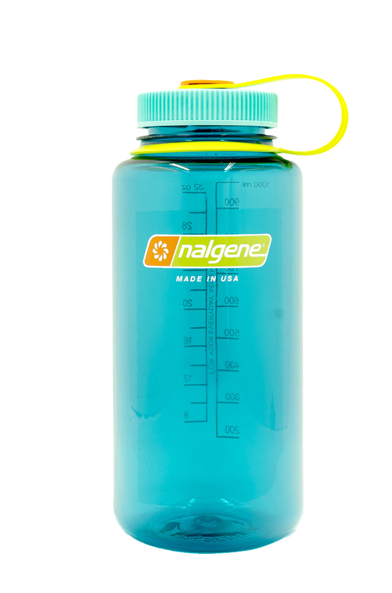 Nalgene Sustain 32 oz Wide Mouth Bottle - Cerulean