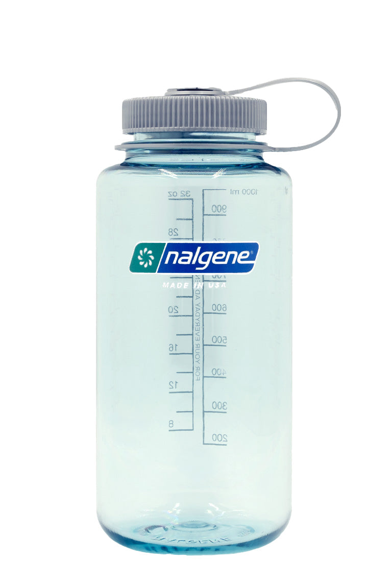 Nalgene Sustain 32 oz Wide Mouth Bottle - Seafoam