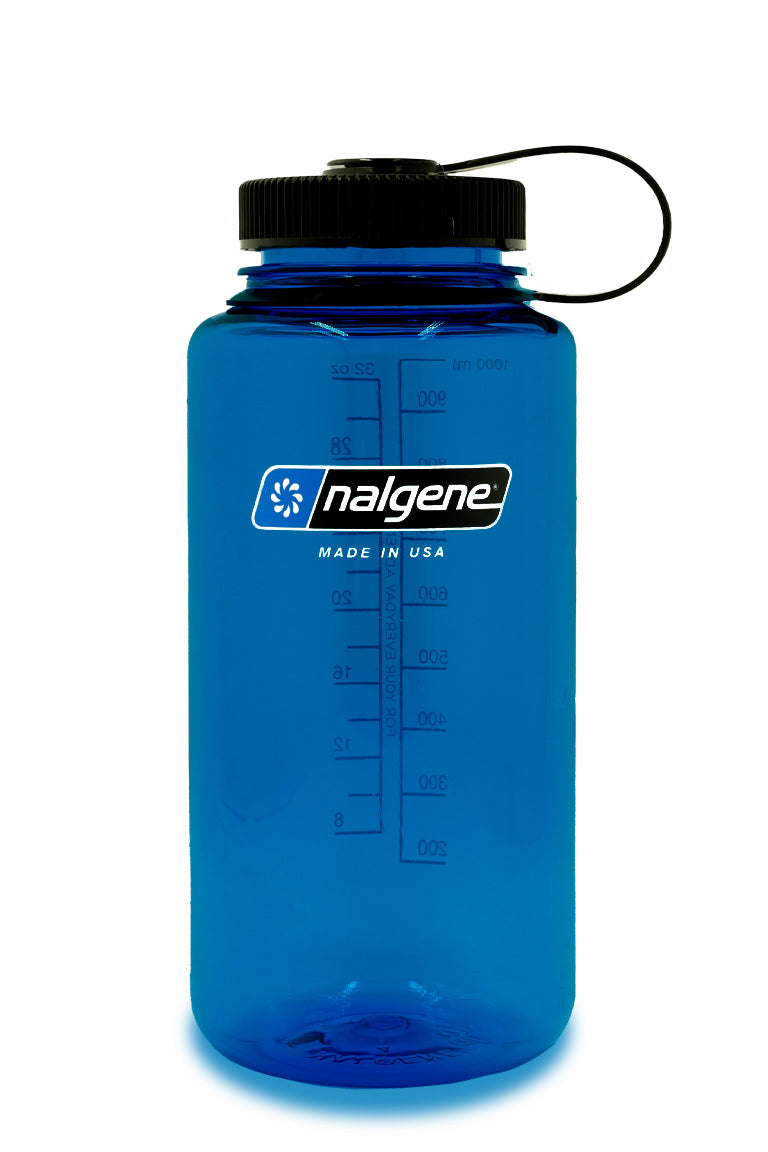 Nalgene Sustain 32 oz Wide Mouth Bottle - Slate Blue