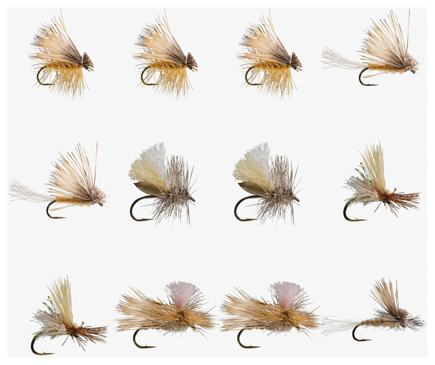 Tan Caddis Dry Assortment