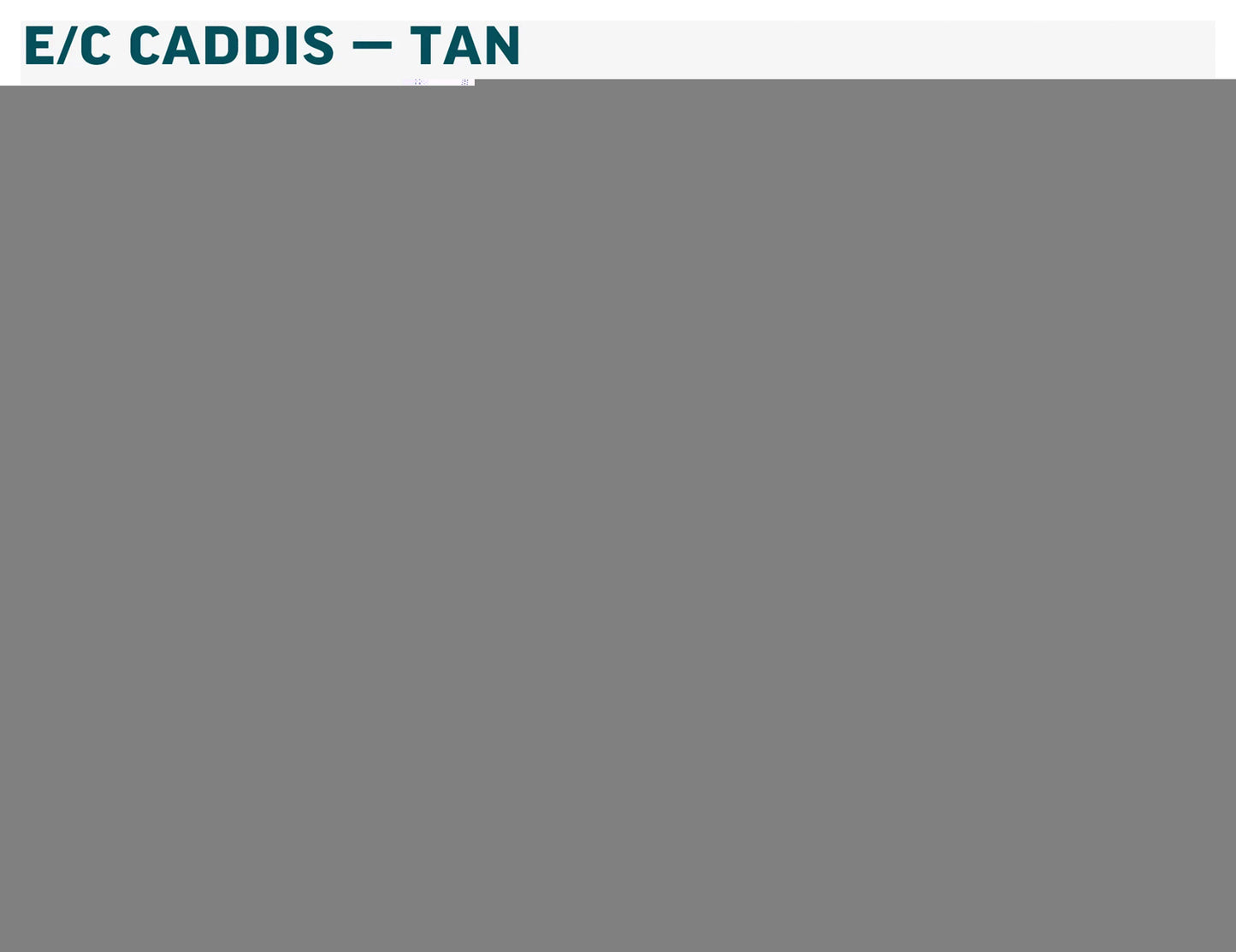 Tan Caddis Dry Assortment