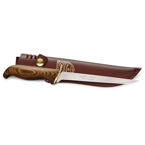 Rapala Presentation Fillet knife With Brown Laminate Handle