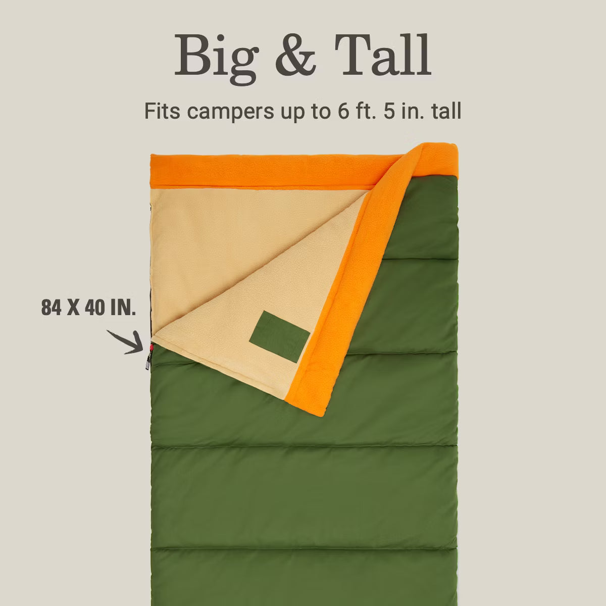 Big Game™ 0°F Big & Tall Sleeping Bag By Coleman