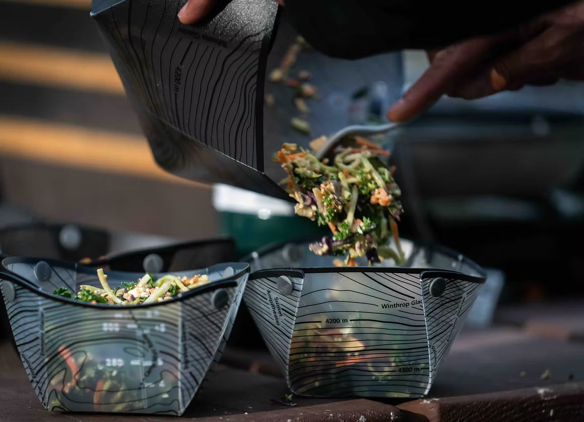Fozzils X-Large Snapfold Bowl In Mist