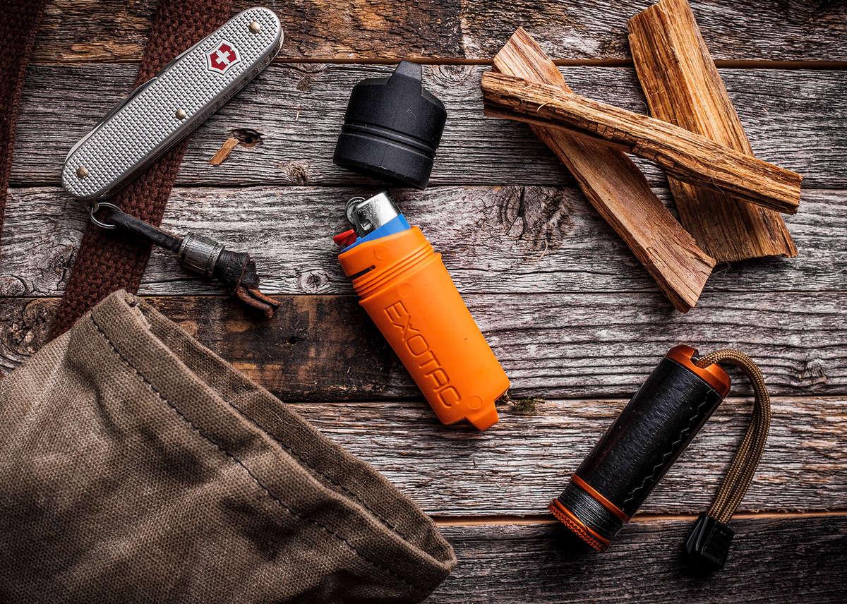 Firesleeve™ From Exotac Waterproof Lighter Safe