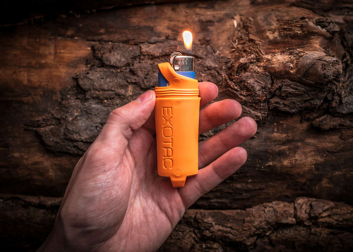 Firesleeve™ From Exotac Waterproof Lighter Safe